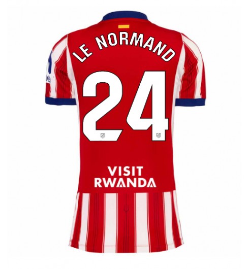 Atletico Madrid Robin Le Normand #24 Domácí Dres pro Dámské 2026-27 Krátký Rukáv Atletico Madrid Robin Le Normand #24 Domácí Dres pro Dámské 2026-27 Krátký Rukáv